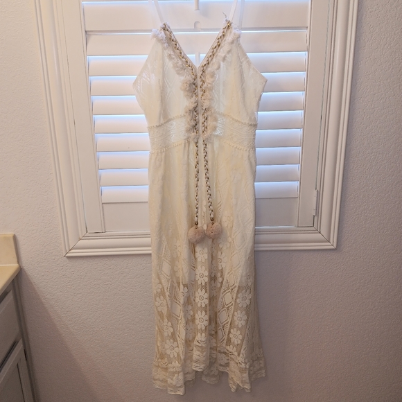 Beautiful Boho Chic Maxi Dress - Size L - Picture 1 of 10